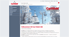 Desktop Screenshot of carlstahl.se