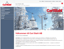 Tablet Screenshot of carlstahl.se